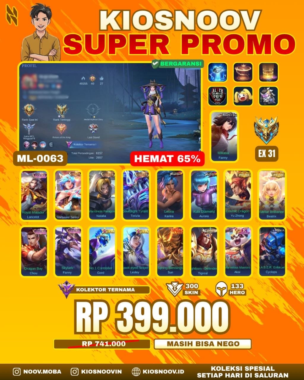 FANNY MIKASA , BETRIX PRIME, YUZHONG PRIME